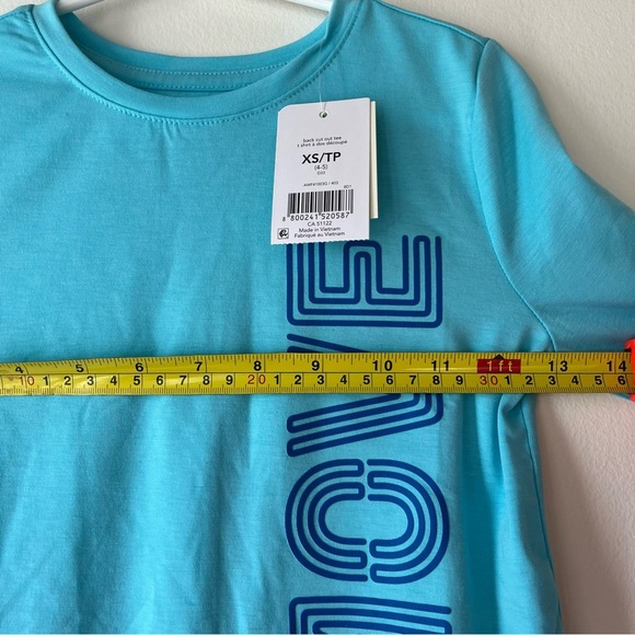 🌼 5/$25 Athletic Works Activewear Tops Long Sleeve Graphic Shirts XS Girls 4-5 - Picture 8 of 12